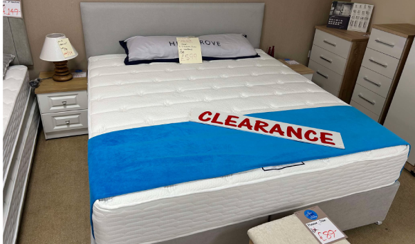 6 Foot Mattress, Divan With Drawers & Headboard